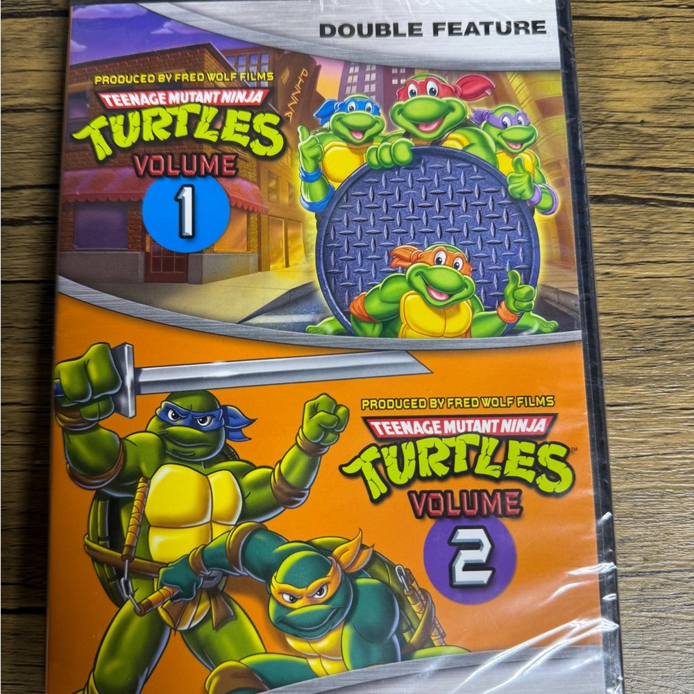 Sony Teenage Mutant Ninja Turtles Double Feature DVD - Orange and Green